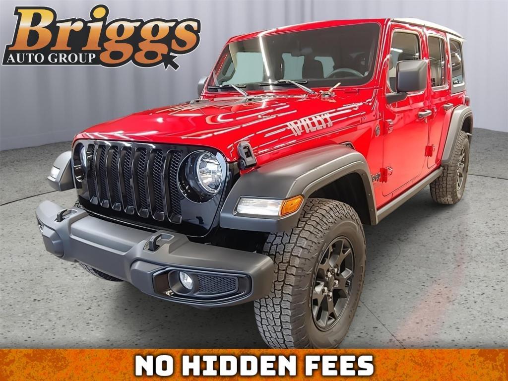 used 2021 Jeep Wrangler Unlimited car, priced at $31,695