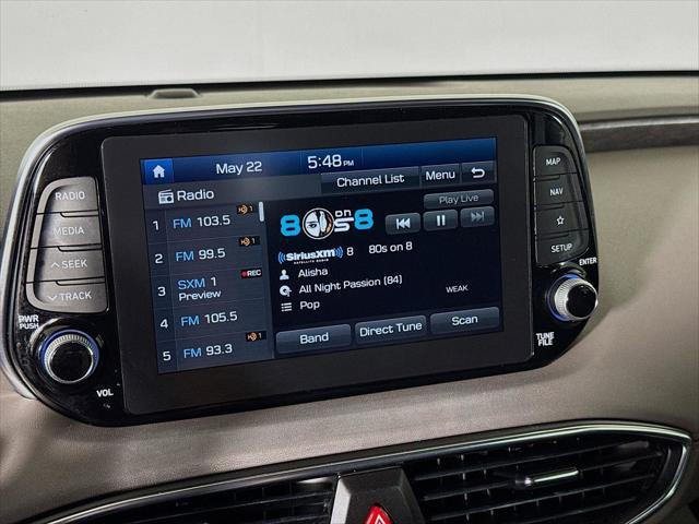used 2020 Hyundai Santa Fe car, priced at $20,788