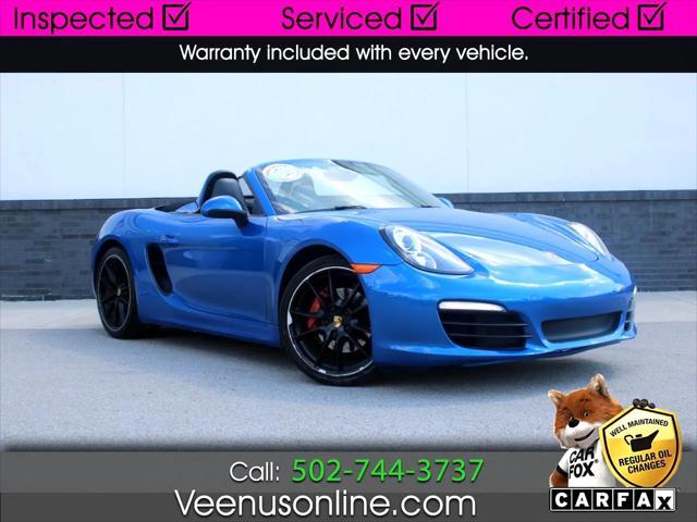 used 2015 Porsche Boxster car, priced at $29,990