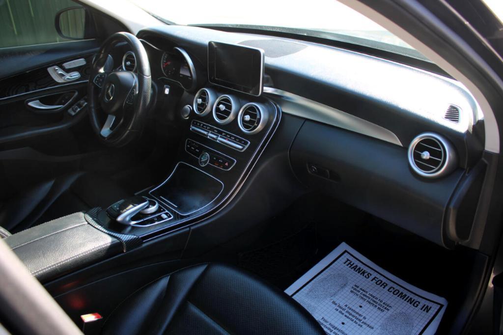 used 2015 Mercedes-Benz C-Class car, priced at $14,990