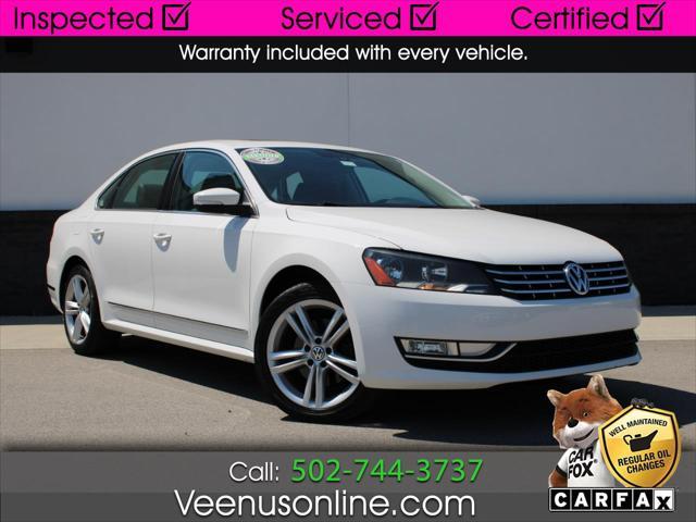 used 2013 Volkswagen Passat car, priced at $9,990