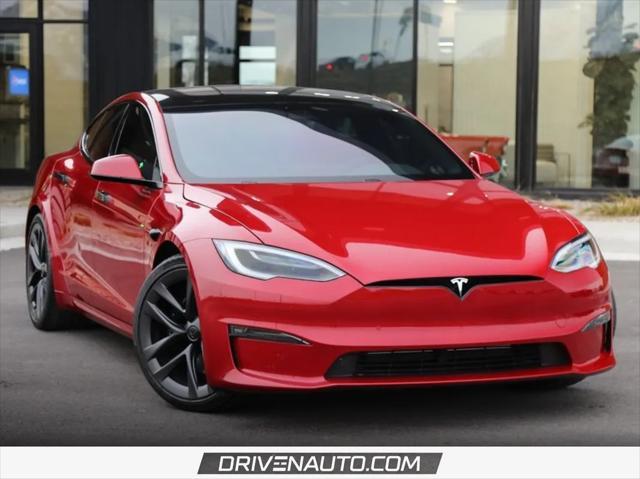 used 2021 Tesla Model S car, priced at $67,995