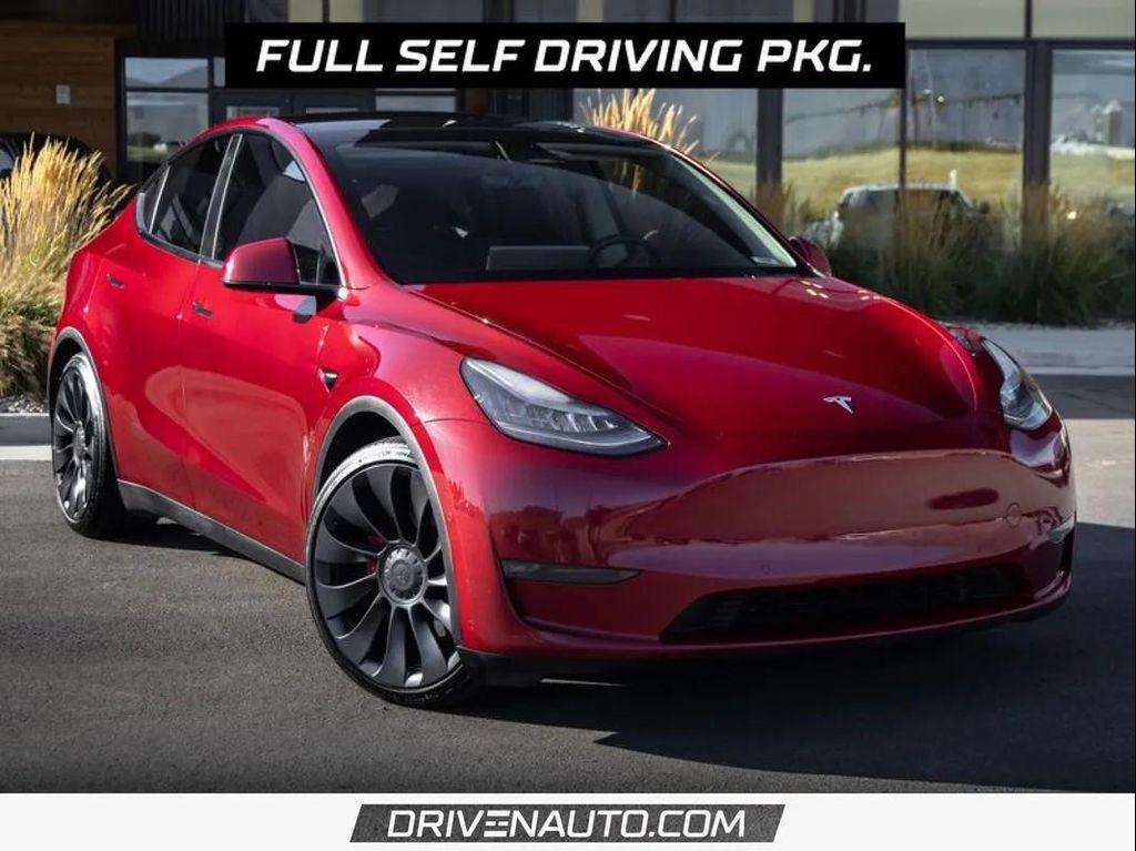 used 2020 Tesla Model Y car, priced at $27,995