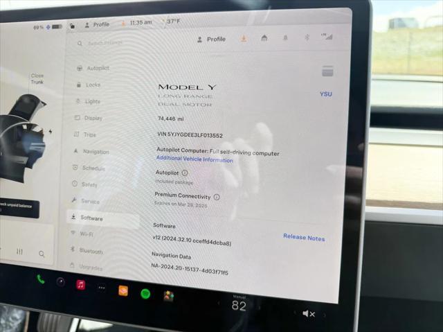 used 2020 Tesla Model Y car, priced at $27,495
