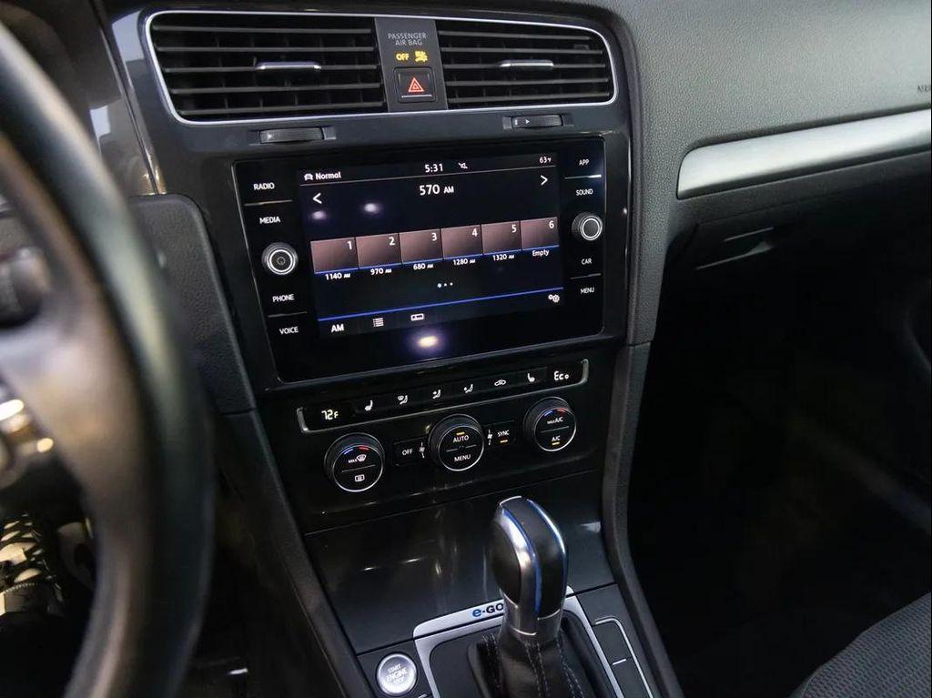 used 2018 Volkswagen e-Golf car, priced at $14,995