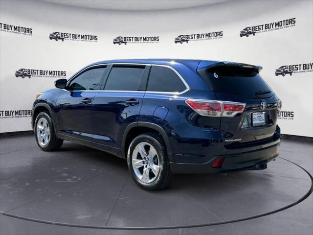 used 2015 Toyota Highlander car, priced at $14,900