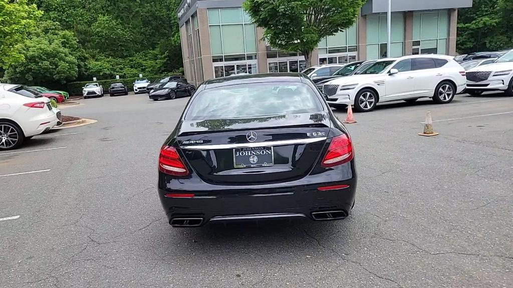 used 2018 Mercedes-Benz AMG E 63 car, priced at $64,999