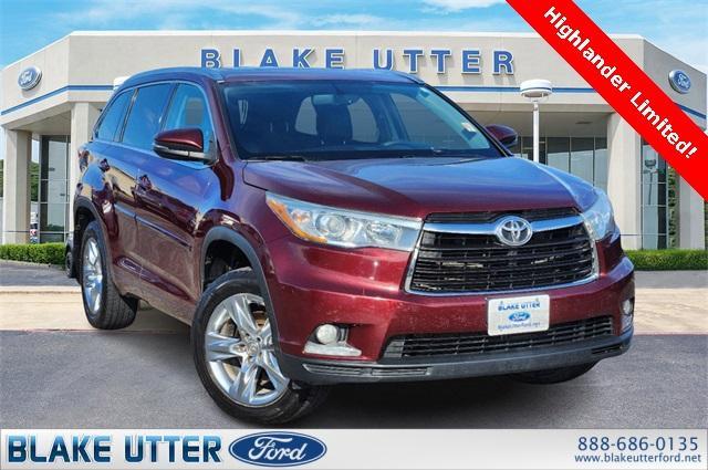 used 2015 Toyota Highlander car, priced at $16,426