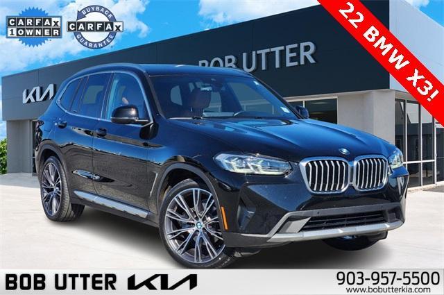 used 2022 BMW X3 car, priced at $30,183