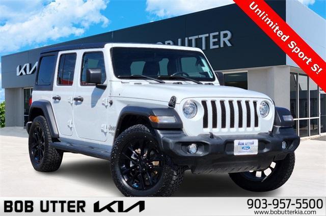 used 2021 Jeep Wrangler Unlimited car, priced at $29,893