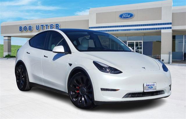 used 2021 Tesla Model Y car, priced at $33,995