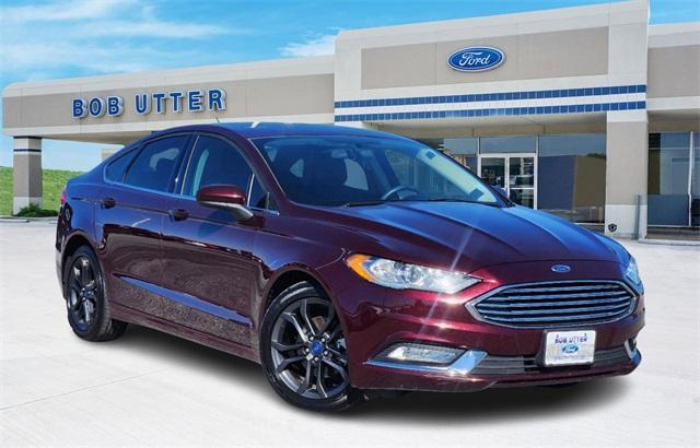 used 2018 Ford Fusion car, priced at $16,120