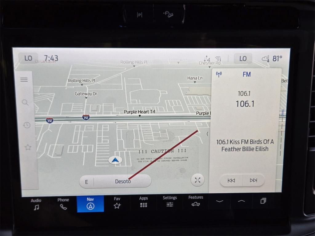 new 2025 Ford F-150 car, priced at $57,625