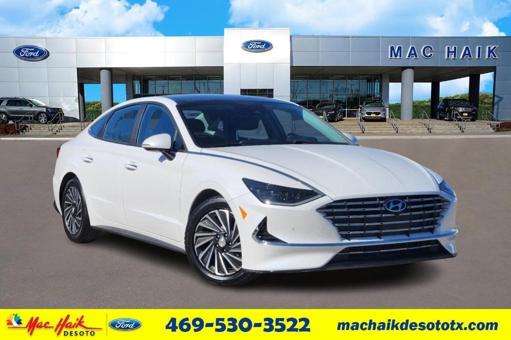 used 2021 Hyundai Sonata Hybrid car, priced at $21,170