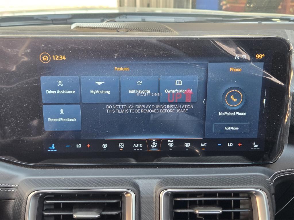 new 2025 Ford Mustang car, priced at $85,495