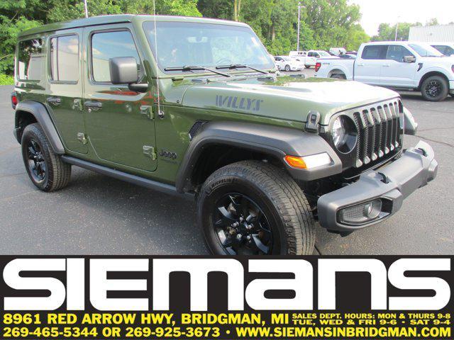 used 2021 Jeep Wrangler car, priced at $32,998