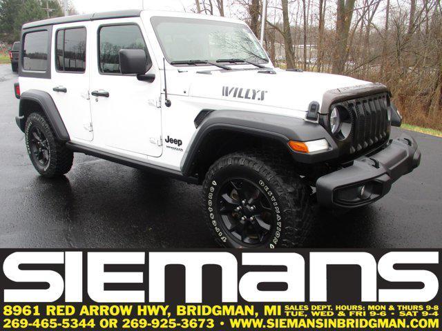 used 2021 Jeep Wrangler car, priced at $31,564