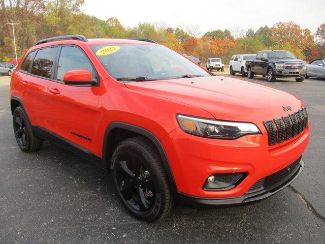 used 2021 Jeep Cherokee car, priced at $23,997