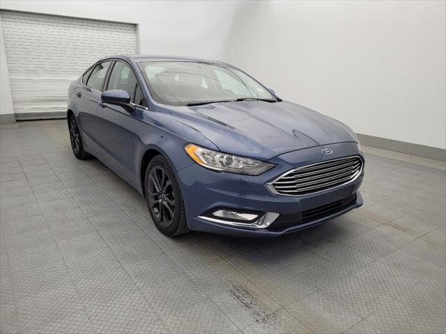 used 2018 Ford Fusion car, priced at $16,495