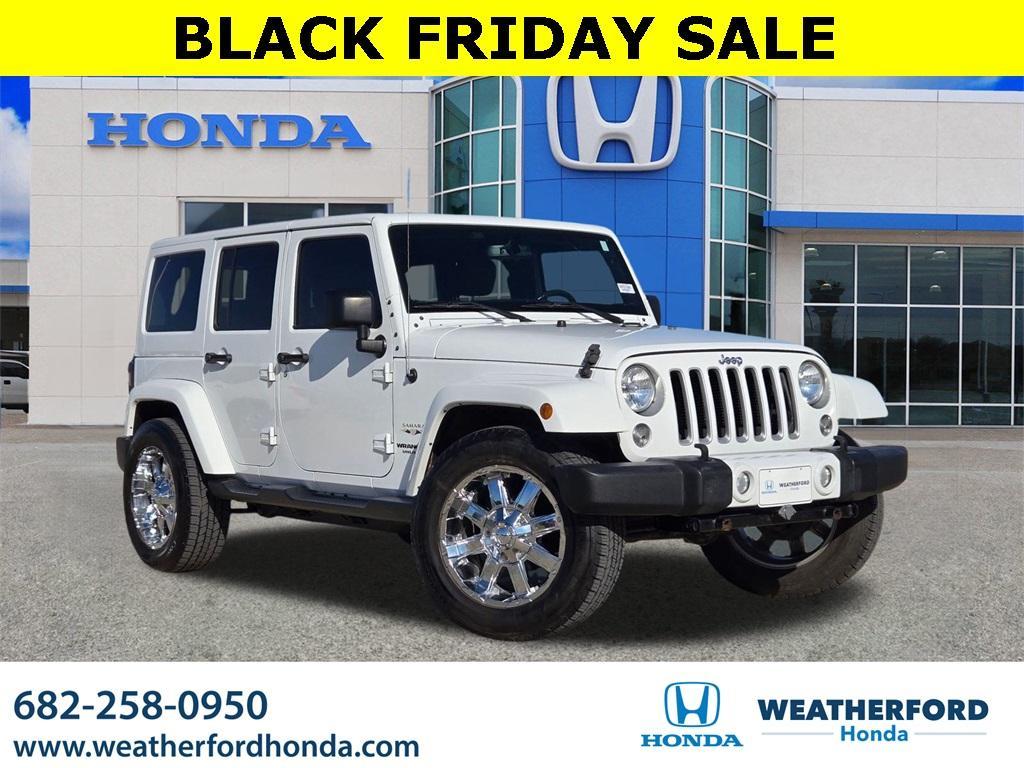 used 2016 Jeep Wrangler Unlimited car, priced at $22,302