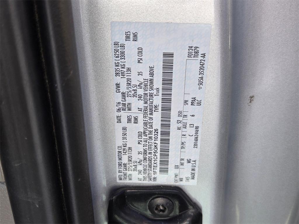 used 2016 Ford F-150 car, priced at $18,843