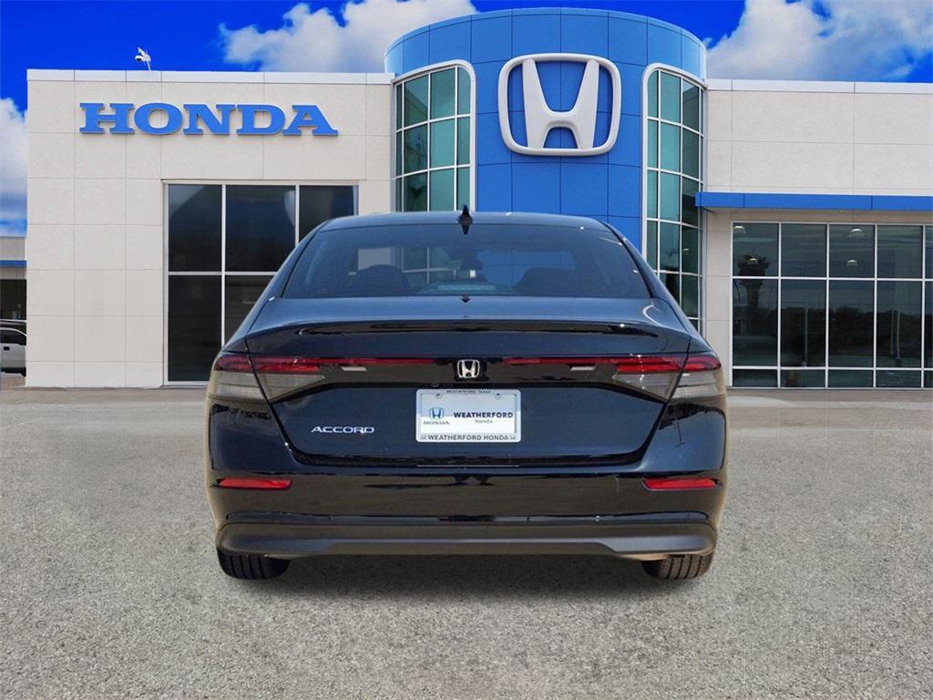 new 2025 Honda Accord car, priced at $31,755