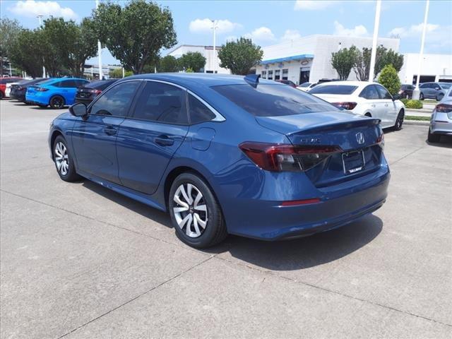 new 2025 Honda Civic car, priced at $25,855
