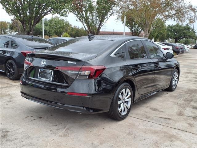 new 2025 Honda Civic car, priced at $25,345