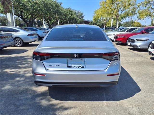new 2025 Honda Accord car, priced at $29,445
