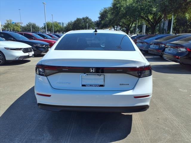 new 2025 Honda Accord car, priced at $32,165