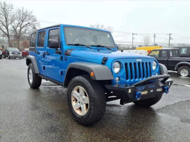used 2015 Jeep Wrangler Unlimited car, priced at $16,929