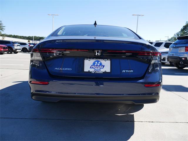 new 2025 Honda Accord car, priced at $30,339