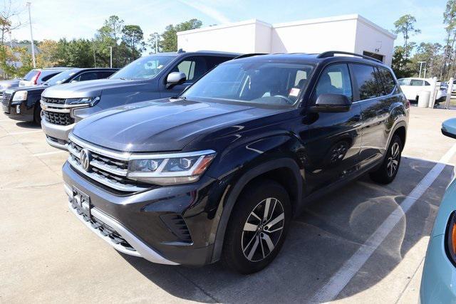 used 2021 Volkswagen Atlas car, priced at $18,500