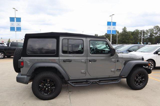 used 2021 Jeep Wrangler car, priced at $26,500