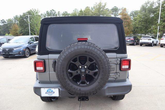 used 2021 Jeep Wrangler car, priced at $26,500
