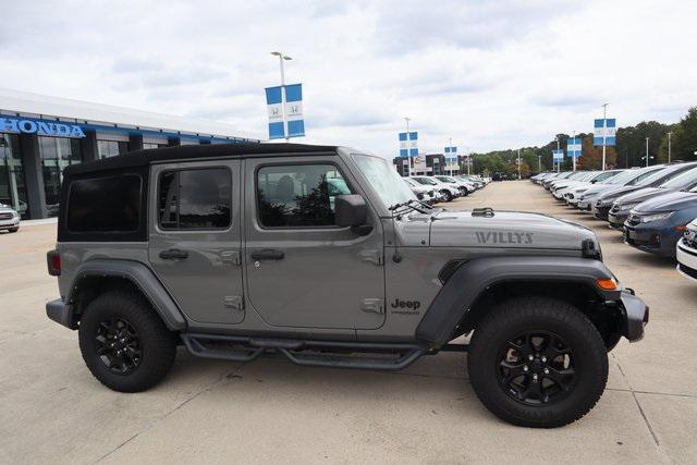 used 2021 Jeep Wrangler car, priced at $26,500