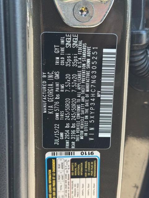 used 2022 Kia Telluride car, priced at $31,278