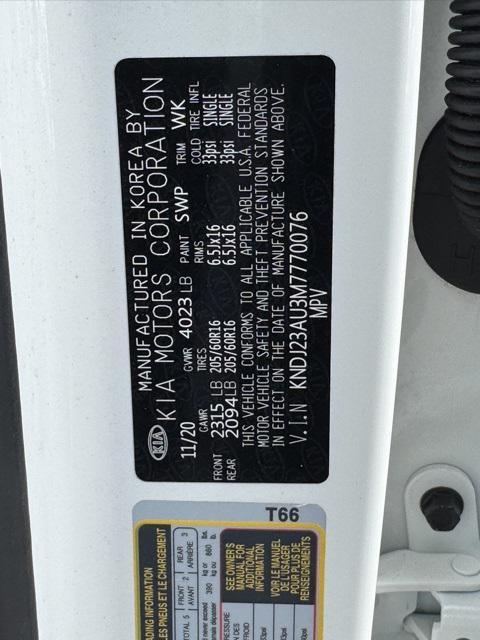 used 2021 Kia Soul car, priced at $13,505