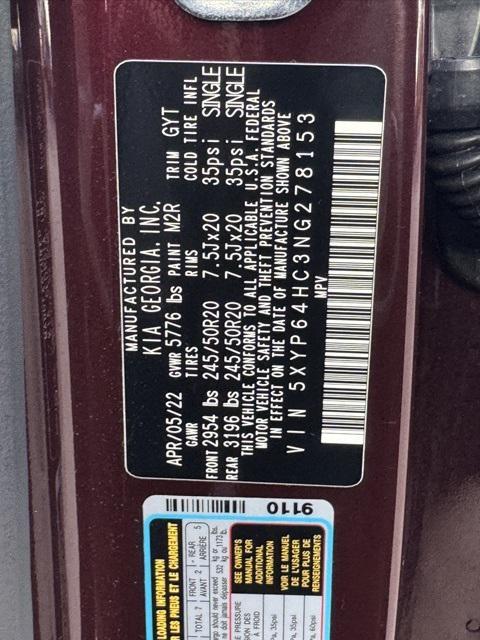 used 2022 Kia Telluride car, priced at $29,951