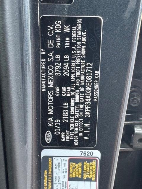 used 2019 Kia Forte car, priced at $11,338