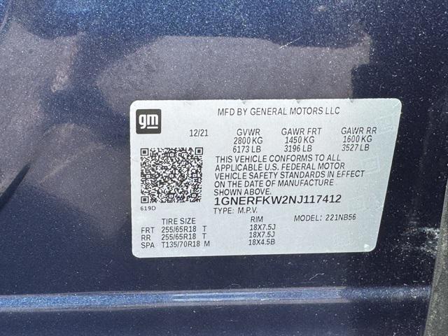 used 2022 Chevrolet Traverse car, priced at $26,100
