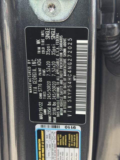 used 2022 Kia Telluride car, priced at $33,941