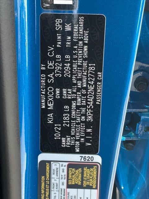 used 2022 Kia Forte car, priced at $17,778