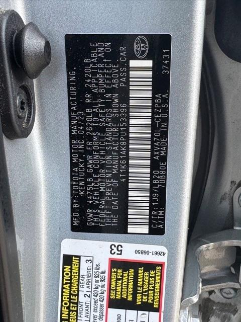 used 2023 Toyota Camry car, priced at $27,416