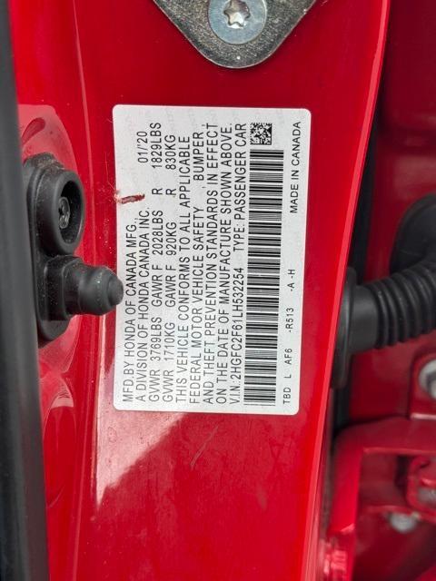 used 2020 Honda Civic car, priced at $15,957