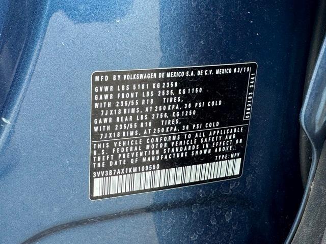 used 2019 Volkswagen Tiguan car, priced at $17,717