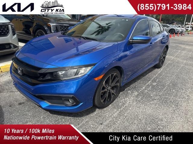 used 2021 Honda Civic car, priced at $20,286