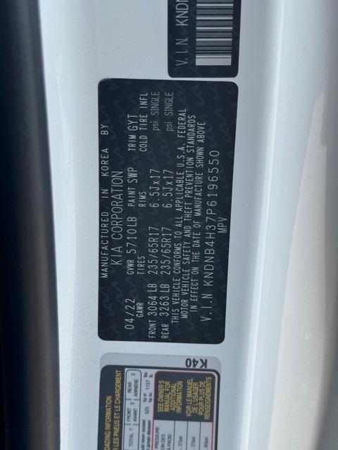 used 2023 Kia Carnival car, priced at $29,495