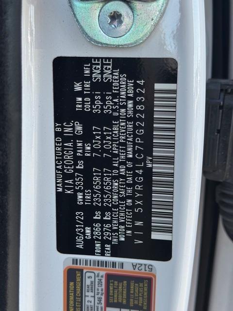 used 2023 Kia Sorento car, priced at $21,679