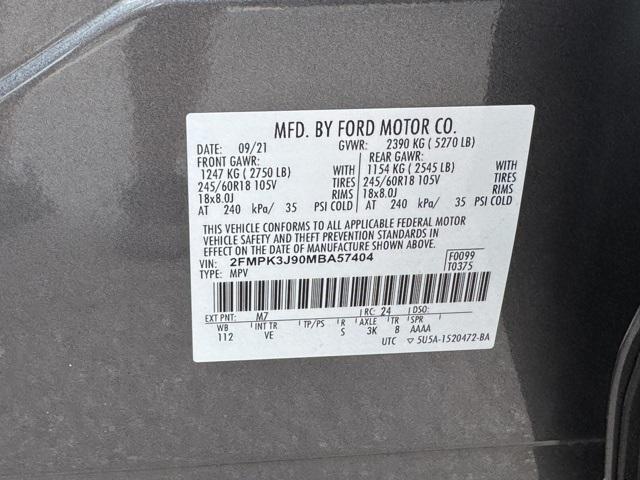 used 2021 Ford Edge car, priced at $19,706